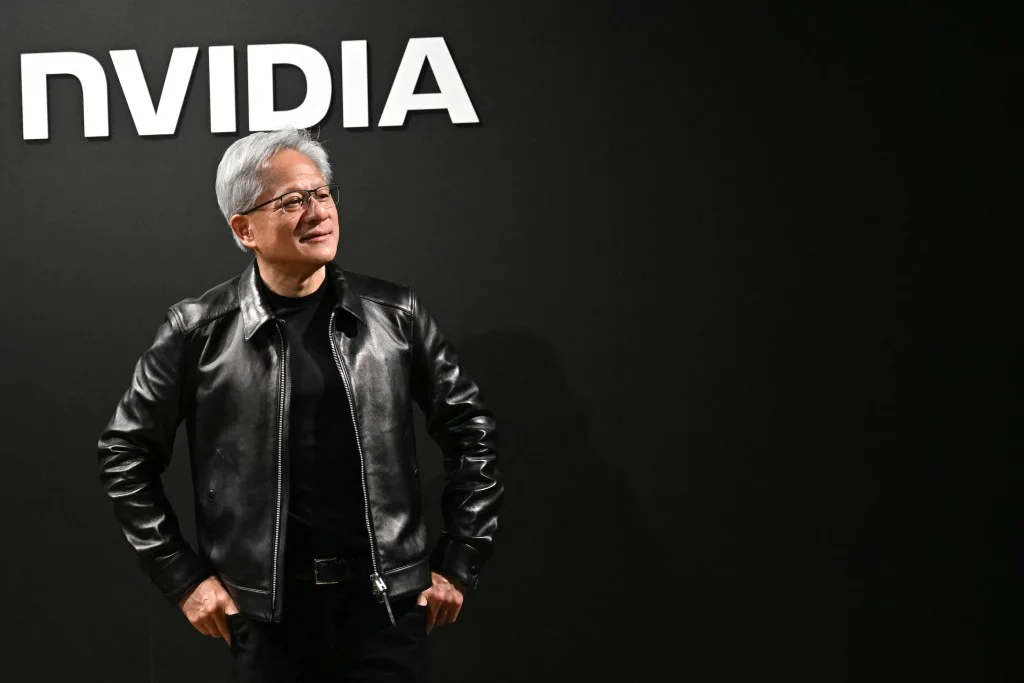 Nvidia CEO Jensen Huang attends the Q&A session with the media during Nvidia/Japan AI Ecosystem Reception in Tokyo on July 16, 2026. AI-powered robots for use in shipbuilding, the Japanese firm said on July 16 during a visit to Tokyo by the US chip giant's CEO Jensen Huang. (Photo by Philip FONG / AFP)